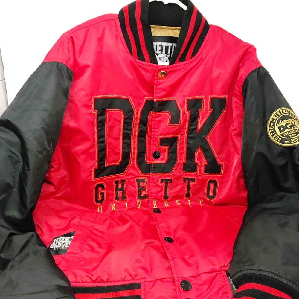 EXTREMELY RARE DGK Starter Letterman Jacket Sz L